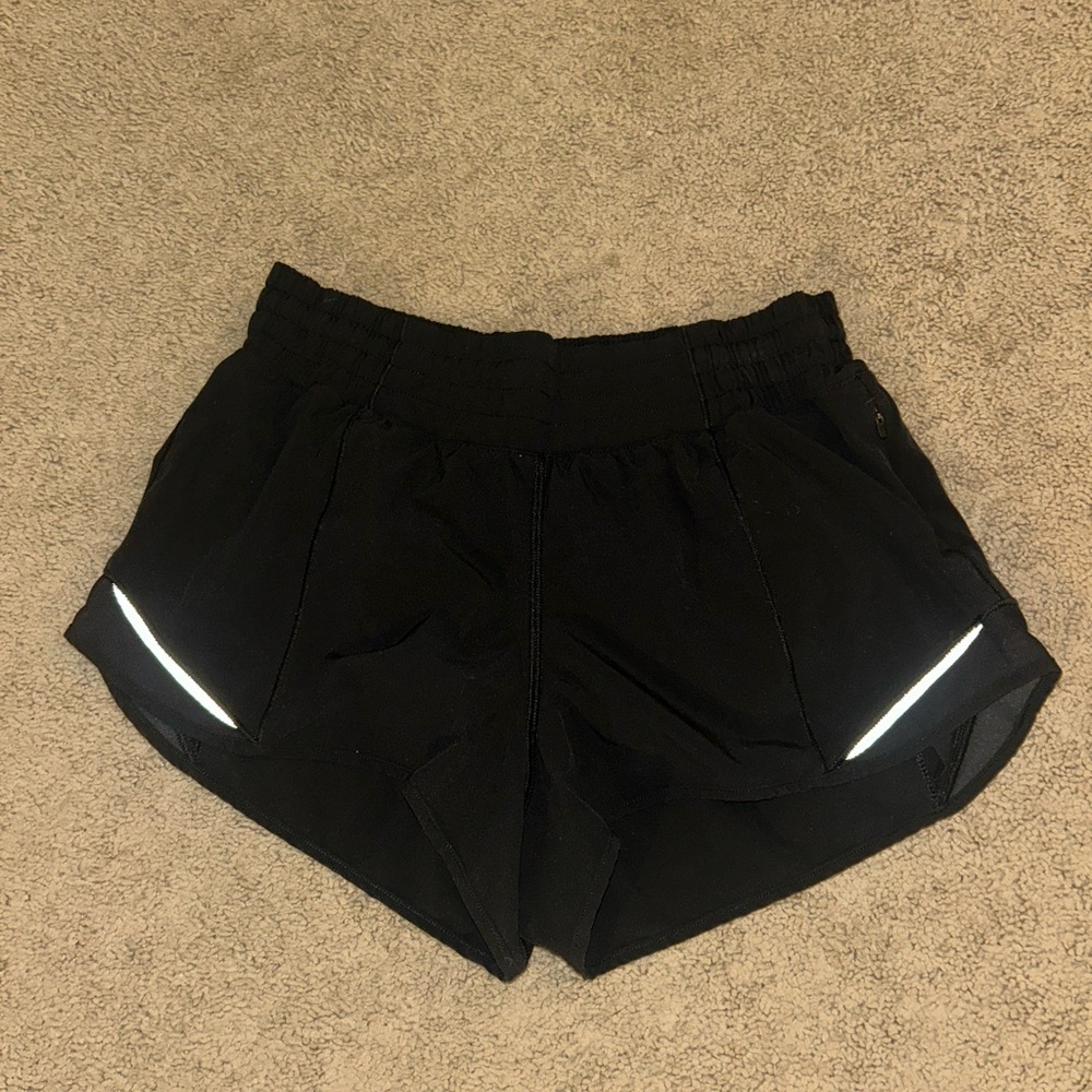 Women's Black Athletic Shorts